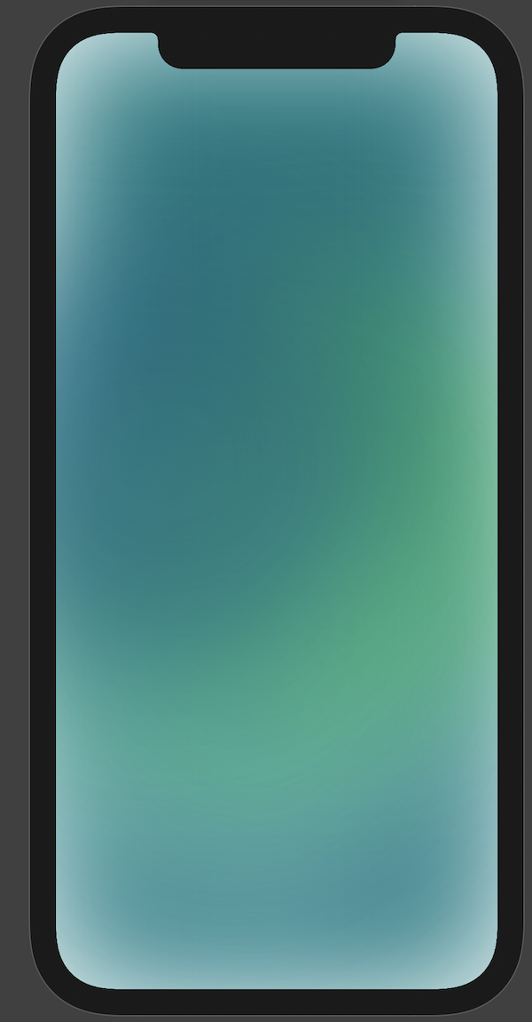 View with blurred edges.